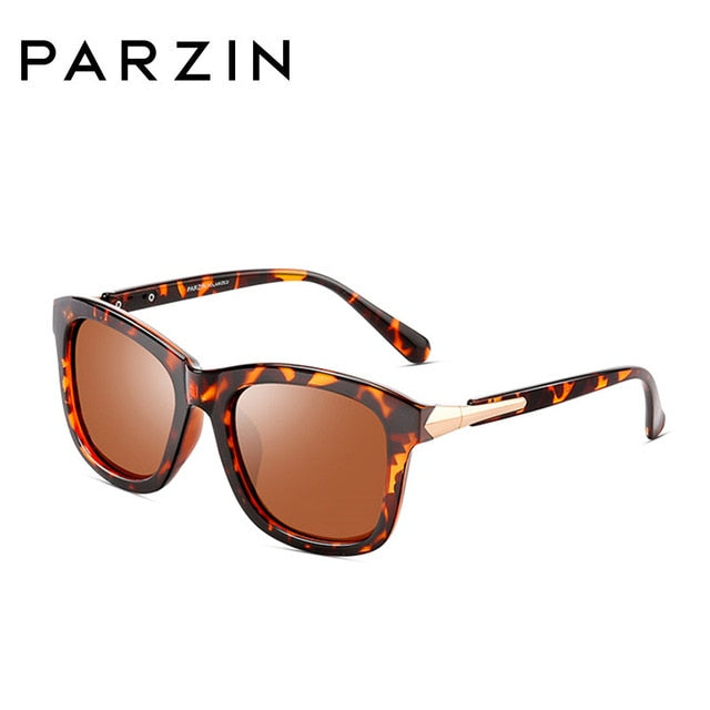 PARZIN Fashion Polarized Sunglasses Women Lovers Beach Sun Shade Luxury Driving Sun Glasses Retro Square Lens Packing Box P9270
