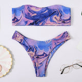 Melphieer High Neck Tank Crop Top Bikini Crochet Bikinis Set Swimwear Women Swimsuit Female Beachwear 2019 Monokini Bathing Suit