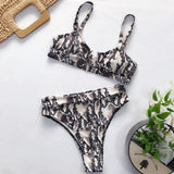 2020 Sexy Halter Top Micro Bikini Summer Swimsuit Women Swimwear Black White Bathing Suit Mini Thong Bikinis Set Maillot De Bain