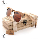 BOBO BIRD Half-Frame Cat Eye Sunglasses Women Men wooden Glasses Summer Style beach Eyewear in  gifts Wood box Customize