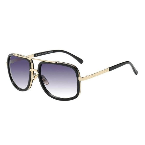 Summer Unisex Sunglasses Fashionable Style Vintage Punk European Large Square Travel Beach Stylish Women Men Sun Glasses