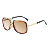 Summer Unisex Sunglasses Fashionable Style Vintage Punk European Large Square Travel Beach Stylish Women Men Sun Glasses