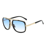 Summer Unisex Sunglasses Fashionable Style Vintage Punk European Large Square Travel Beach Stylish Women Men Sun Glasses