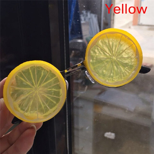 High Quality Lemon Glasses Creative DIY Beach Wedding Photography Studio Photos Funny Sunglasses Glasses Props Fashion