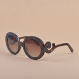 Polaroid Designer  Floating clouds Sunglasses Women Baroque Style Luxury Sunglasses For Ladies Beach Summer Eyewear Oculos De